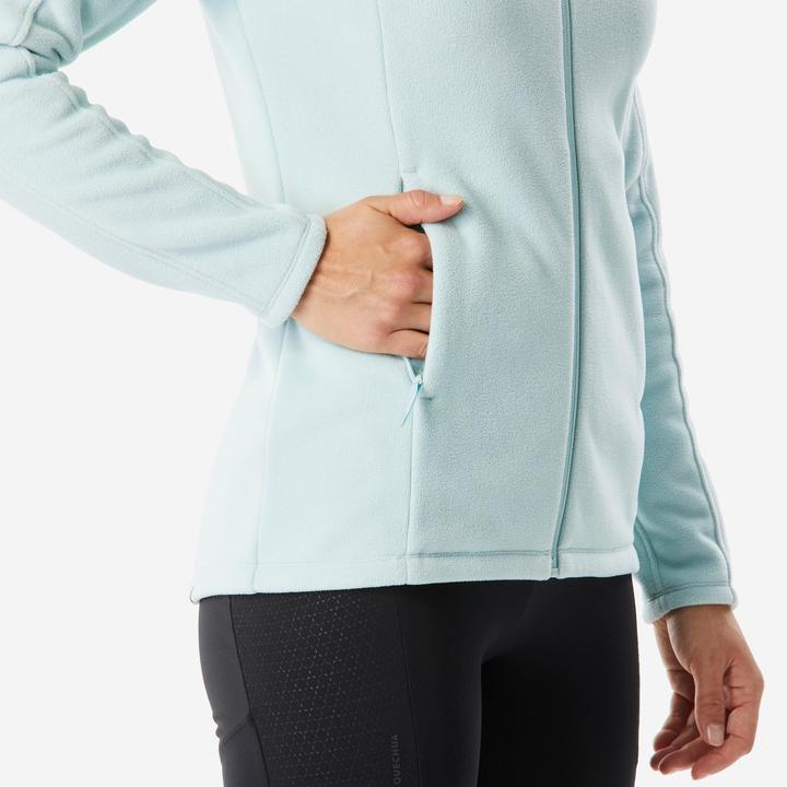 Actual product image Quechua Women's hiking fleece jacket - MH500 (S)