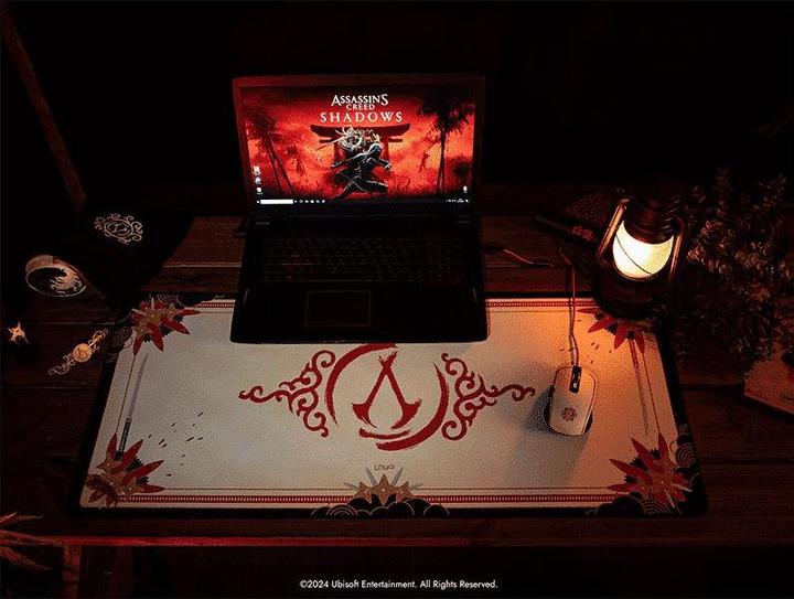 Actual product image Lexip X UBISOFT Assassins Creed Shadows INITIATE Box PC Game Mouse Mat