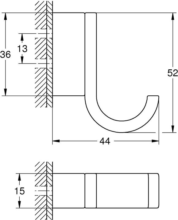 Produktbild Grohe Selection Einfacher Bademantelhaken