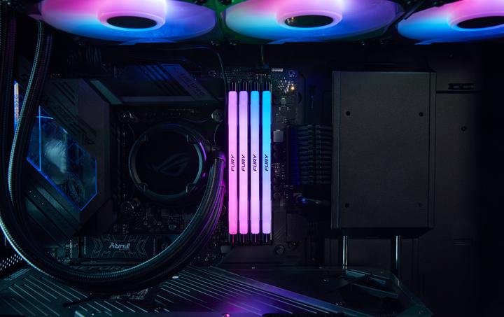 Image du produit Kingston FURY Renegade RGB (2 x 48 Go, 6000 MHz, RAM DDR5, DIMM)