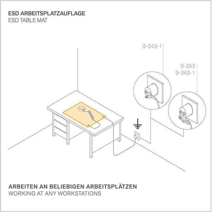 Immagine prodotto Bernstein Tappetino di messa a terra ESD 610x450x2 mm