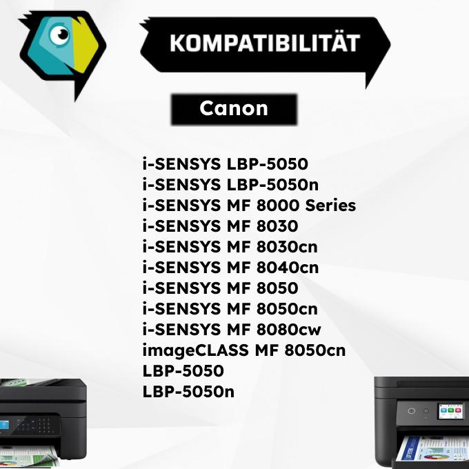 Actual product image Inkadoo Toner multipack compatible with Canon 716 contains 4x toner cartridge black cyan magenta yellow