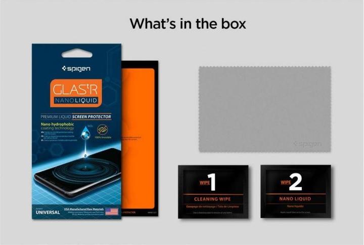 Produktbild Spigen Glas.tR Nano Liquid (1 Stück, Samsung Galaxy S9, Samsung Galaxy S9+)