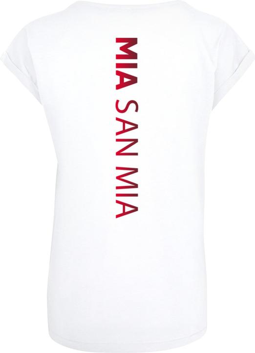 Actual product image FC Bayern München Ladies Mia San Mia V GR Extended Shoulder Tee - 115543 (5XL)