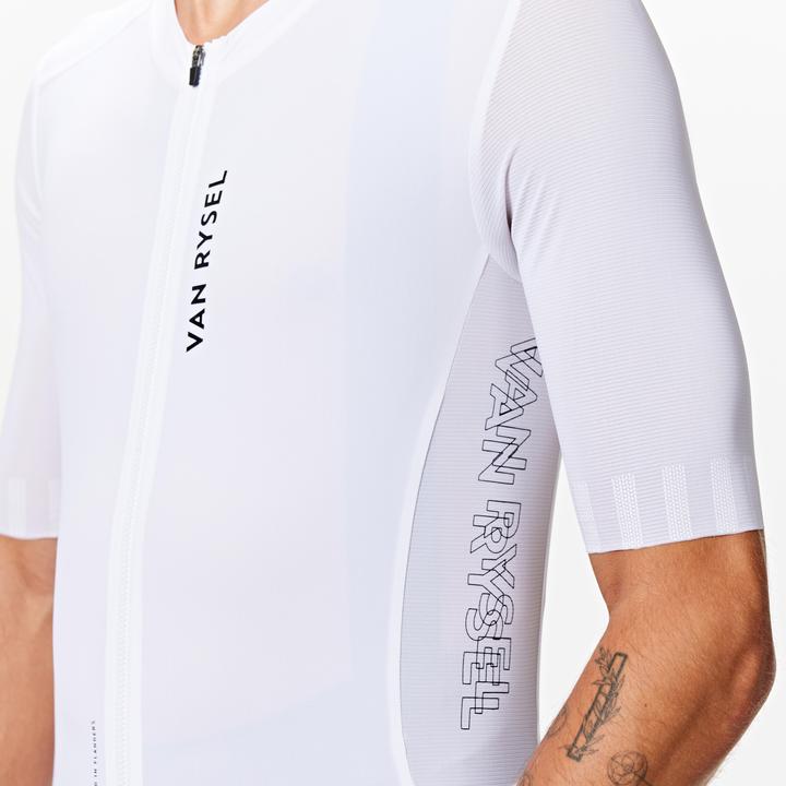 Image du produit Van rysel Maillot vélo route unisexe été manches courtes - Racer 2 blanc (XXL)