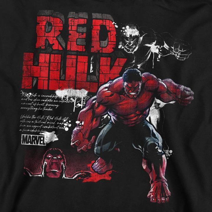 Actual product image Captain America Unisex Adult Red Hulk Sweatshirt (XL)