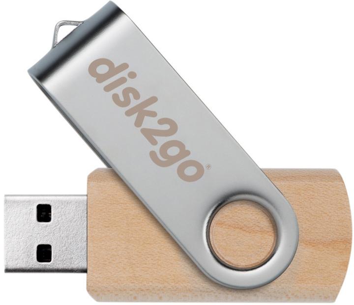 Produktbild Disk2go Wood (32 GB, USB-A, USB 2.0)