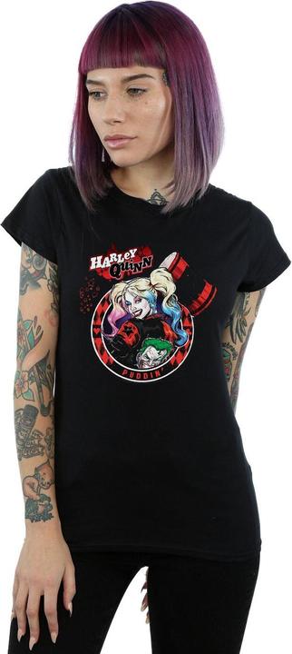 Immagine prodotto Harley Quinn Joker Patch Maglietta Donna (L)