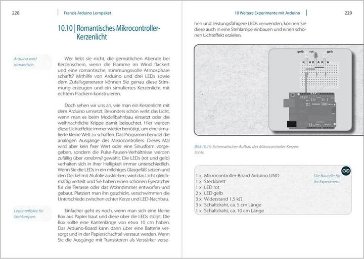 Produktbild Franzis Lernpaket Arduino mit Bauteilen