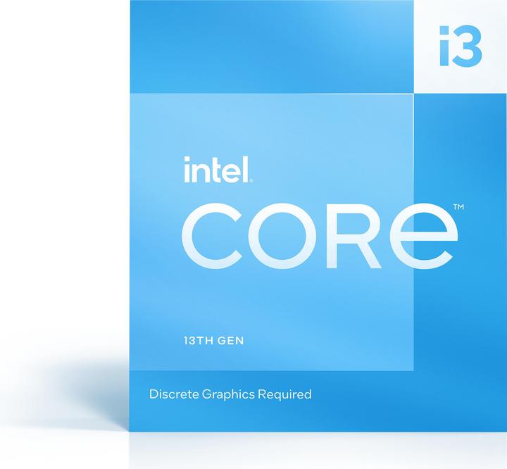 Actual product image Intel Core i3-13100F (LGA 1700, 3.40 GHz, 4 -Core)