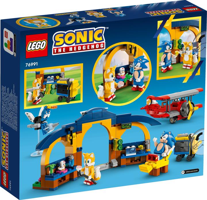 Immagine prodotto LEGO L'aereo tornado di Tails con officina (76991, LEGO Sonic)