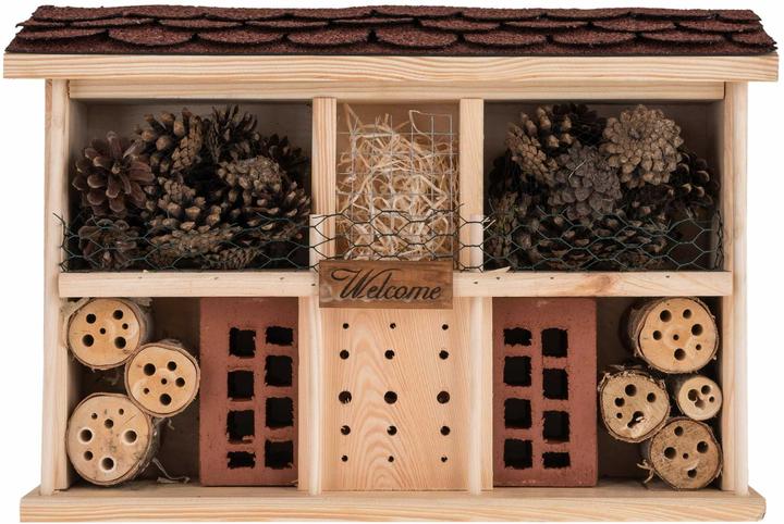 Produktbild Schweizer Insektenhotel Landsitz Komfort FSC (Schmetterlinge, Florfliegen, Biene, Marienkäfer)