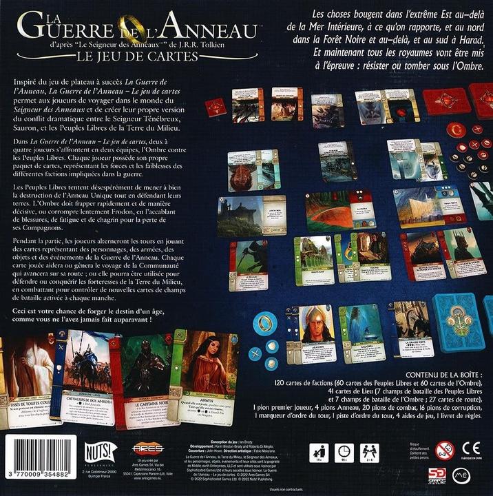 Actual product image Nuts! La guerre de l'anneau : le jeu de cartes