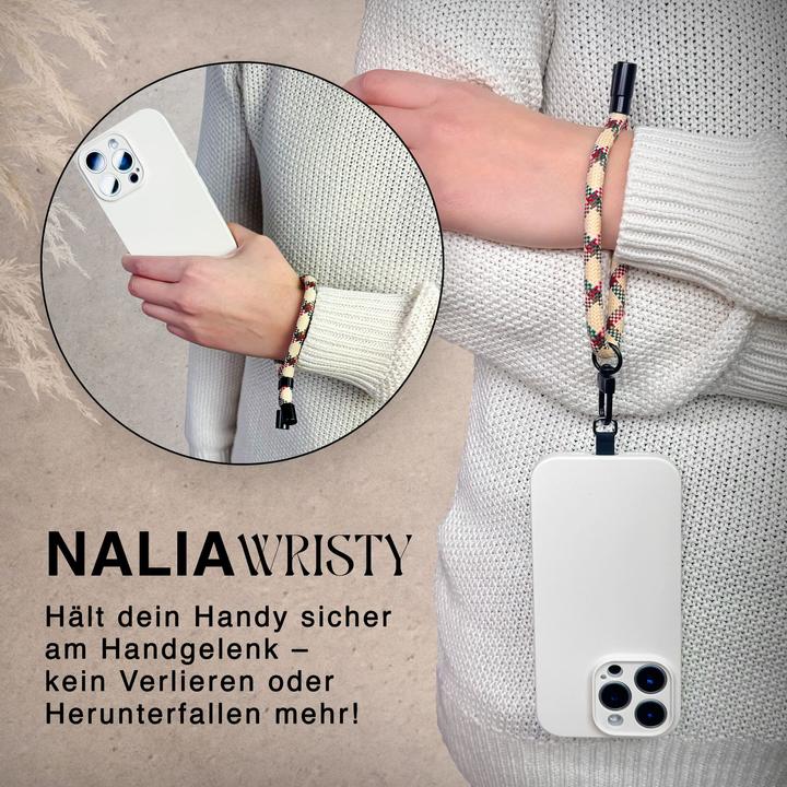 Produktbild Nalia Wristy Lanyard Handykette – Universal Trageband für Smartphones – Verstellbar, Soft & Elastisch