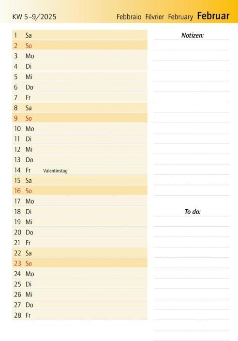 Produktbild Uli Stein Wochenkalender 2025: Taschenkalender mit Spiralbindung und Gummiband (A5, Deutsch)