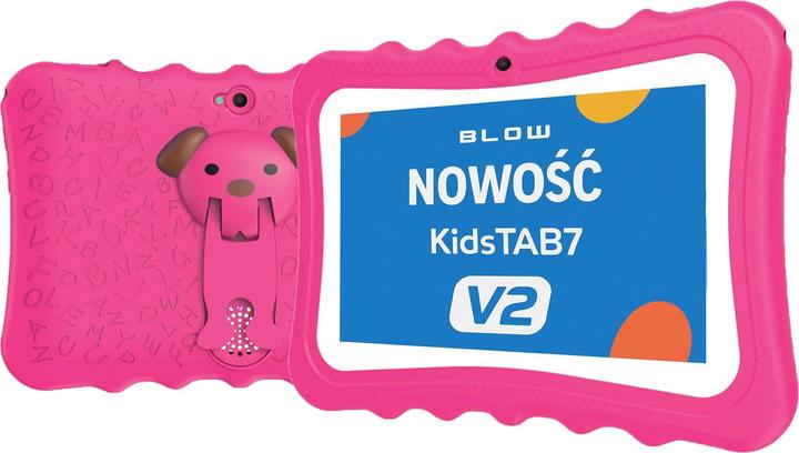 Produktbild Blow Tablet KidsTAB7 V2 4/32GB różowe etui 2MP (7", 32 GB, Pink)