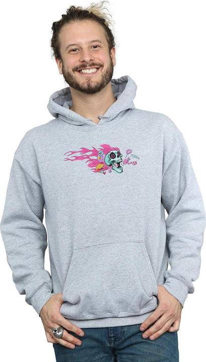 Actual product image Disney Mens Wreck It Ralph Candy Skull Hoodie (XXL)