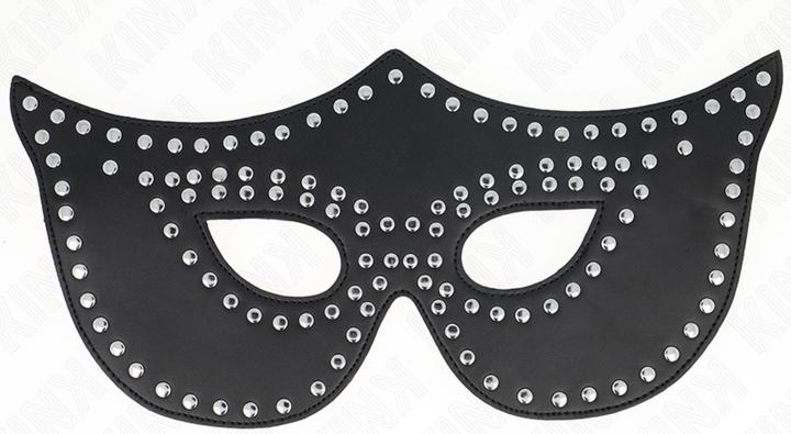 Image du produit Kink Masque En Cuir Artificiel Avec Niets Modèle 2 30 x 12 cm