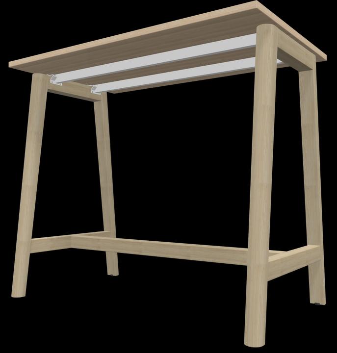 Actual product image Narbutas Nova Wood high table (120 x 70 x 105 cm)