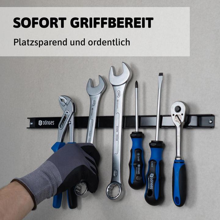 Actual product image Dönges Magnet Werkzeugleiste 45cm 6 Stück