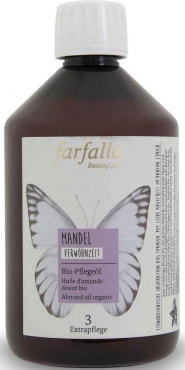 Farfalla MANDEL Bio-Pflegeöl | VERWÖHNZEIT (Körperöl, 500 ml)