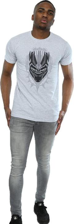 Actual product image Mens Black Panther Head T-Shirt (3XL)