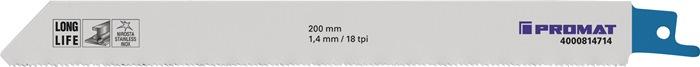 Produktbild Nordwest Handel AG Säbelsägeblatt L.200mm B.19mm TPI 18 1,4mm 5 St./Karte