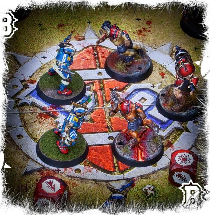 Actual product image Games Workshop Blood Bowl - The Doom Lords - Chaos Chosen Blood Bowl Team (Plastic)