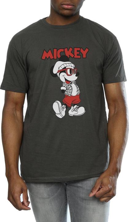 Actual product image Disney Mens Mickey Mouse Hipster T-Shirt (S)