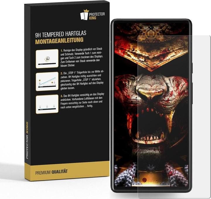 Actual product image Protectorking 6x 3D A++ real tempered 9H armoured glass CLEAR (6 Piece, Google Pixel 6a)