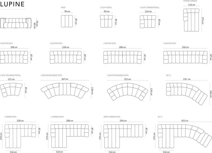 Produktbild Micadoni Lupine (4-Sitzer, 2-Sitzer, 3-Sitzer)