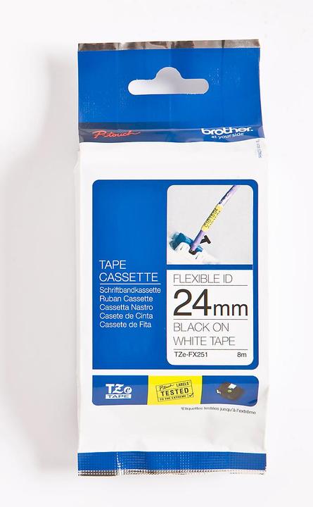 Brother Tze-Fx251 (2.40 cm, Schwarz)