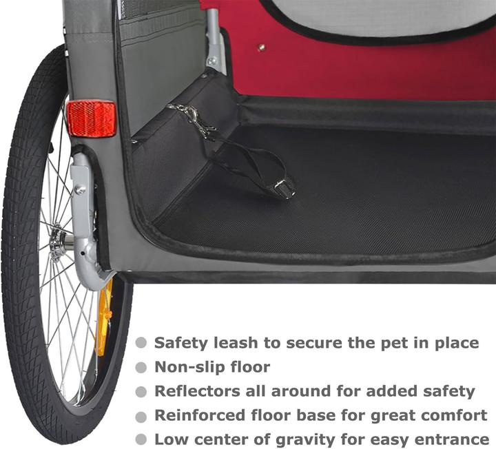 Image du produit Tiggo Premium XL Hundefahrradanhänger bis 45 kg