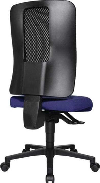 Immagine prodotto Topstar Sedia girevole da ufficio con tecnologia sincrona nero/blu 450-550 mm senza braccioli Portata 110 kg