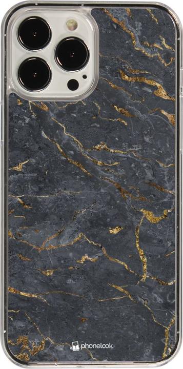 Produktbild PhoneLook Hülle transparent Grey Gold Marble (Apple iPhone 13 Pro Max)