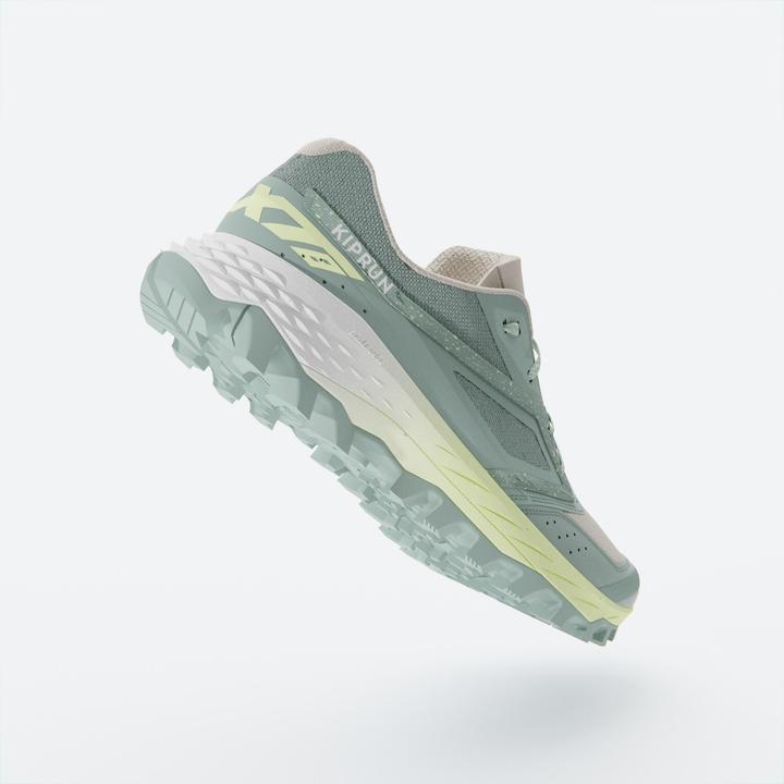 Produktbild Kiprun XT8 Women's Trail Running Shoes - Green/Yellow (39)