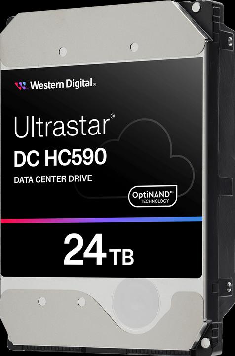 Actual product image WD Ultrastar DC HC590 3.5inch 26.1 24TB 512 7200RPM SAS ULTRA 512E SE P3 (24 TB, 3.5", CMR)