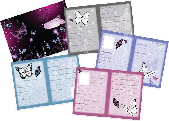 Produktbild Goldbuch Freundebuch Schmetterling (Deutsch, 2023)