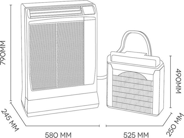 Immagine prodotto Kibernetik Climatizzatore split a dispositivo mobile ECO 13 con WiFi (81 m², 13650 BTU/h)
