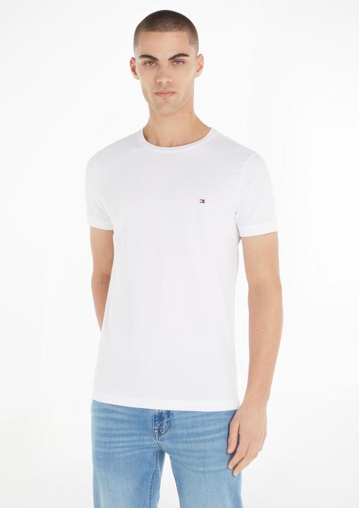 Produktbild Tommy Hilfiger Crew Neck T-Shirt Slim Fit White (M)