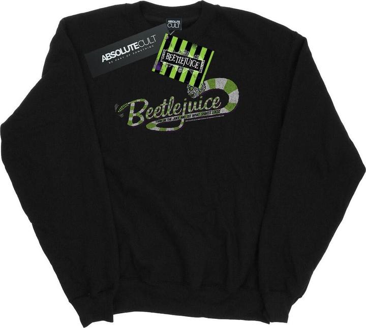 Beetlejuice Sandworm Alt Logo Baumwolle Sweatshirt
