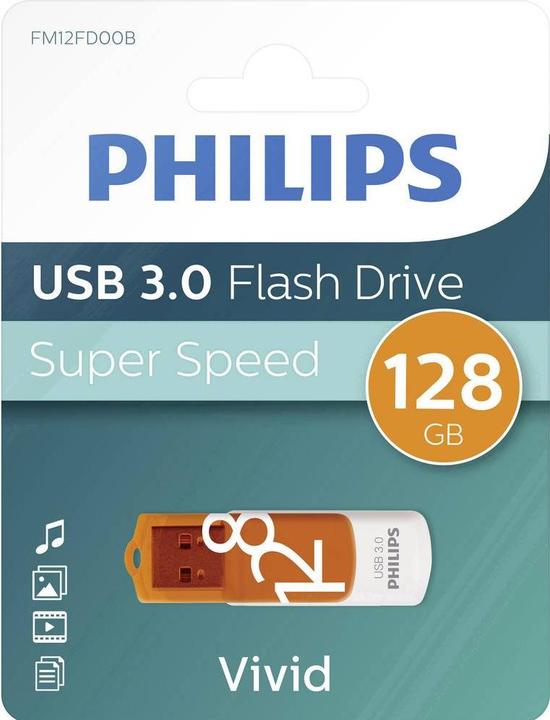 Image du produit Philips Vivid (128 Go, USB 3.0, USB-A)