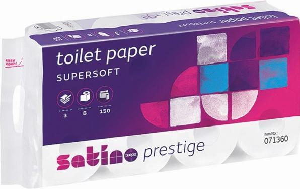 Actual product image Wepa Toilet paper Prestige 2010.10371 150 coupons, 8 rolls (150 x)