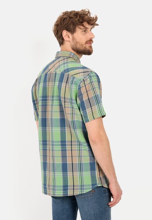 Image du produit Camel Active Chemise à carreaux en lin mélangé (L)