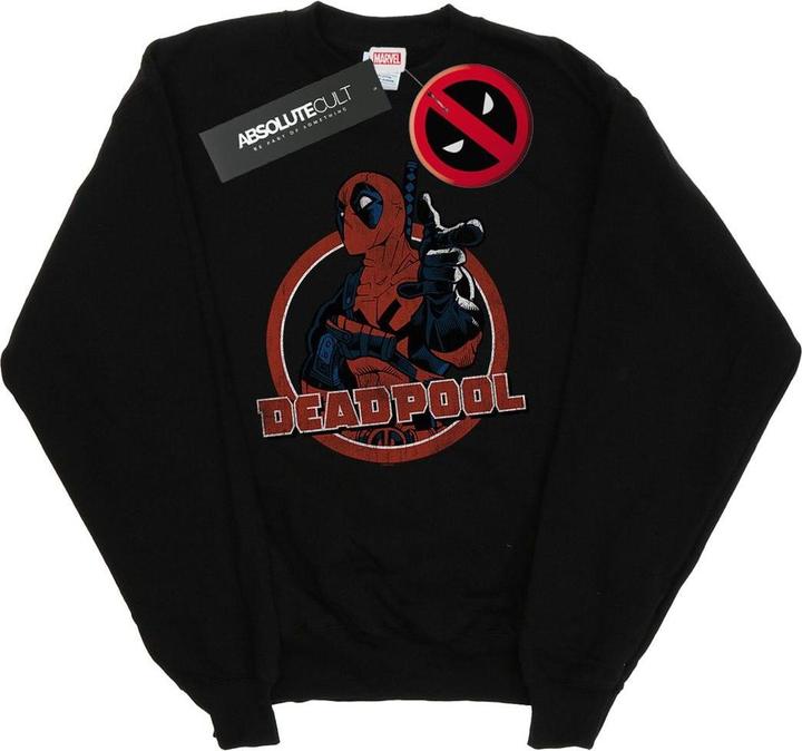 Deadpool Gun Finger Sweatshirt (XL)