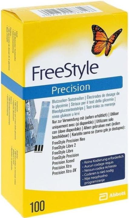 FreeStyle Abbott Precision Blutzucker-Teststreifen (Teststreifen)
