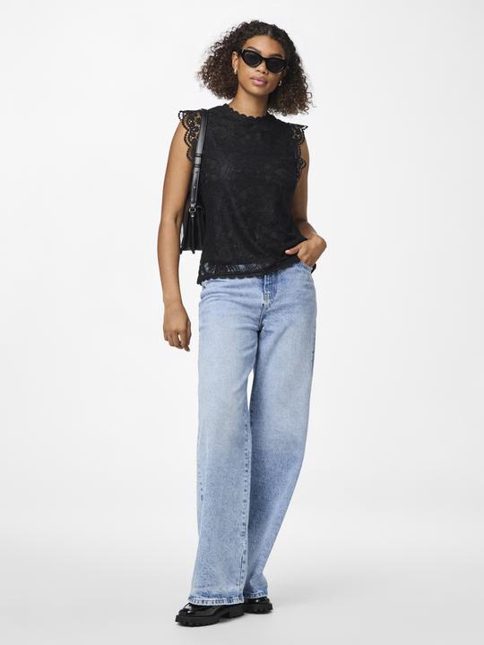 Image du produit Pieces Pcolline Sl Lace Top Noos (XXL)