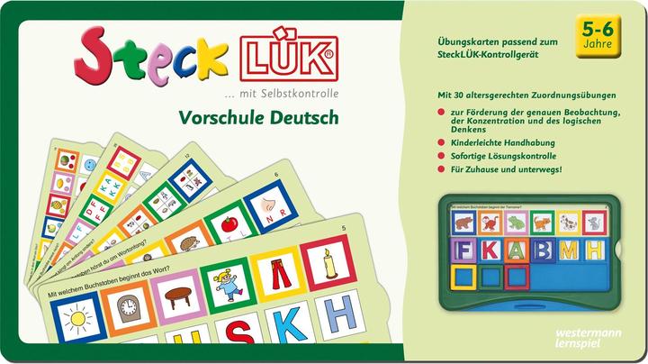 Produktbild SteckLÜK. Vorschule Deutsch: Alter 5 - 6 (grün) (Deutsch, 2016)