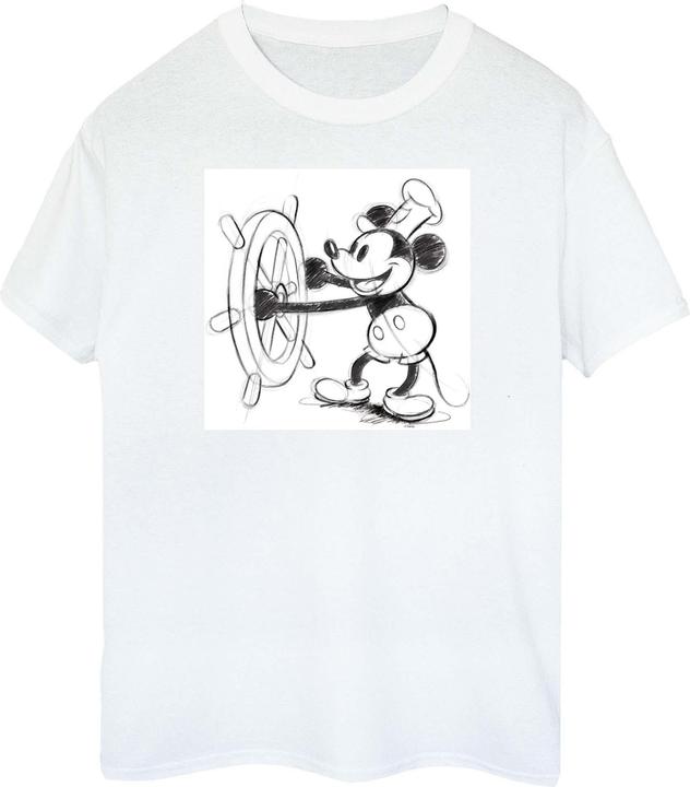 Produktbild Disney Mickey Mouse Steamboat Sketch TShirt (S)