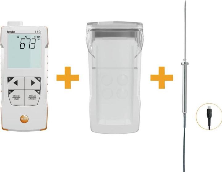 Produktbild Testo 110 Food Set mit Edelstahl-Lebensmittelfühler